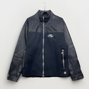 VTG Sea-doo Bombardier Racing Biker Neoprene Jacket Quilted Black Men S Jet Ski